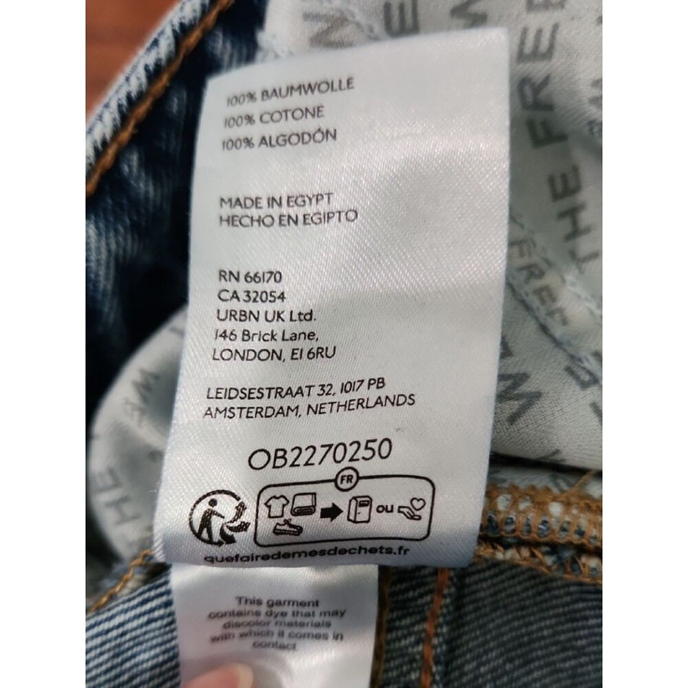 We The Free Deep Trance Dropped Boyfriend Jeans, From Beyond, Size 27 - Picture 9 of 13